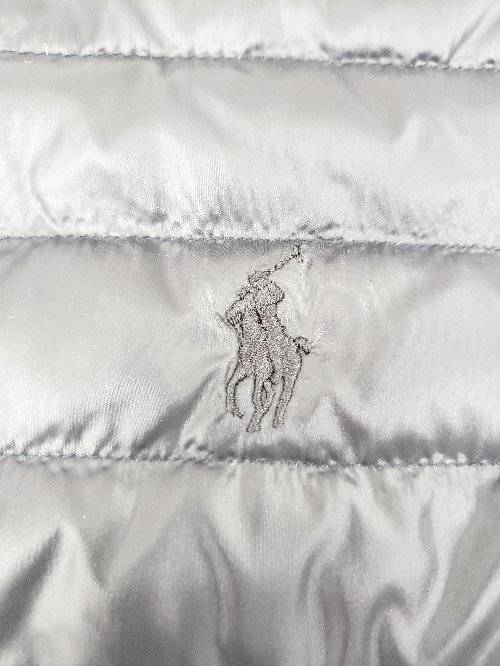 ◇ POLO RALPH LAUREN ポロ ラルフローレン ナイロン 長袖 ダウンジャケット サイズXS 155/80A ブラック レディース P_画像5