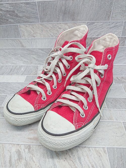 ◇ converse コンバース オールスターHI M9621 スニーカー シューズ サイズ25.5cm レッド メンズ P_画像1