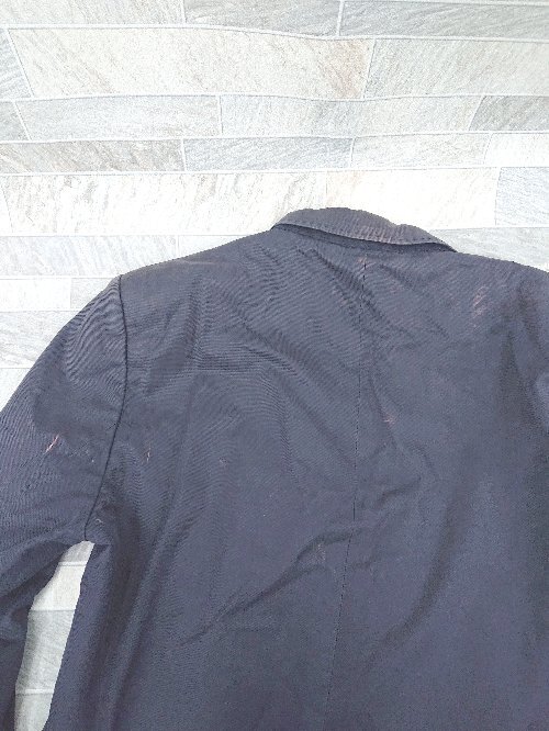 ◇ Maison Margiela メゾン マルジェラ 07年 肩パッド シンプル 長袖 ジャケット サイズ52 ネイビー メンズ P_画像8