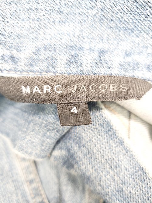 * MARC JACOBS Mark Jacobs casual длинный рукав Denim жакет джинсовый жакет размер 4 оттенок голубого женский P