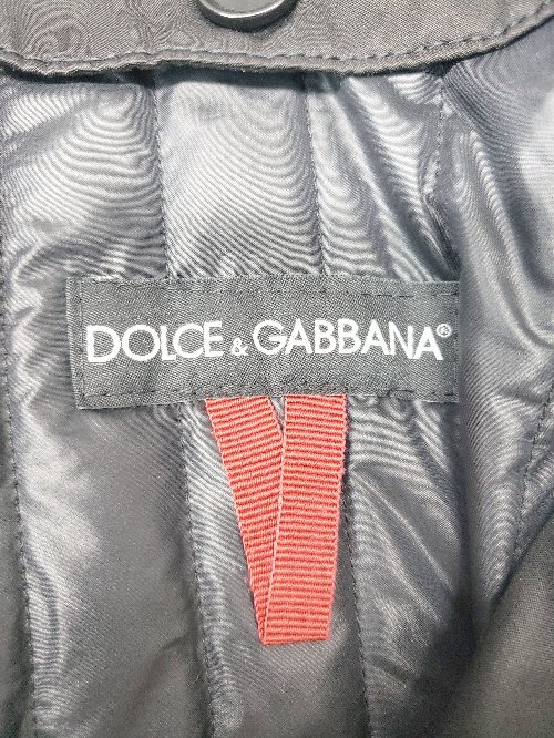 ◇ ◎ Dolce&Gabbana ライナー付き トレンチ コート サイズ46 ブラック メンズ P_画像3