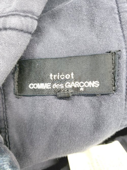 ◇ tricot COMME des GARCONS TP-S047AD2005 デニム ポンチョ サイズM インディゴ レディース P_画像3