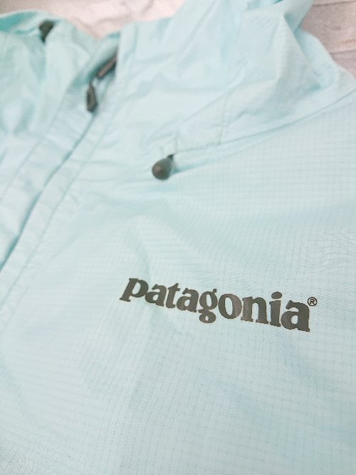 ◇ patagonia パタゴニア トレントシェル ジップアップ フーディ 長袖 ジャケット サイズS ライトブルー系 メンズ P_画像5