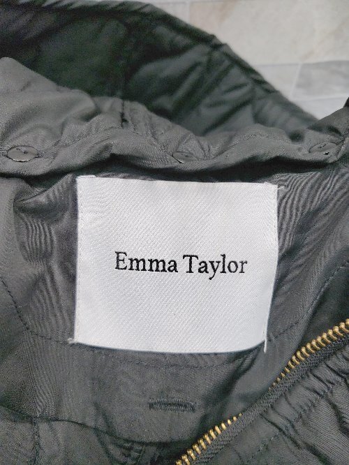 ■ Emma Taylor エマテイラー キルティング 3WAY 中綿 ロング コート サイズ38 ブラック レディース P_画像3