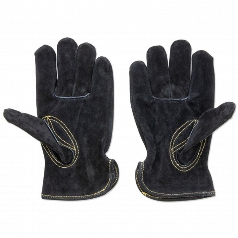  moon I zMOONEYES leather Work glove ( black )