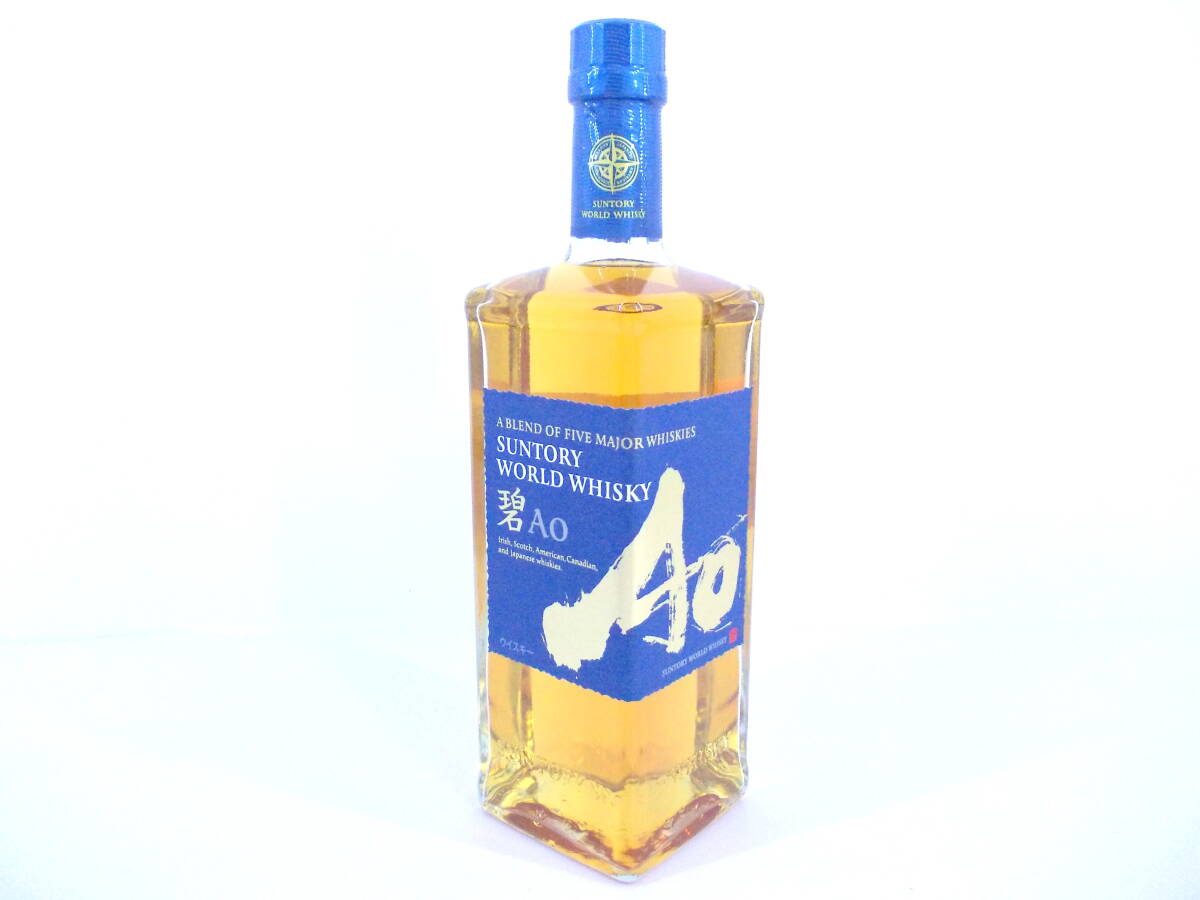 1円★未開栓 サントリー ワールドウイスキー 碧 AO 43% 700ml 国産 洋酒 中古 同梱不可_画像1