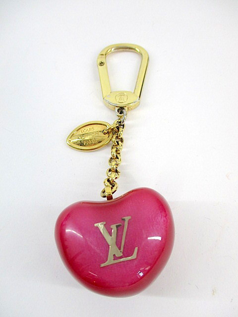 1 jpy * LOUIS VUITTON Louis Vuitton porutokrepompom dam -ruM66495 key holder charm key ring miscellaneous goods used 
