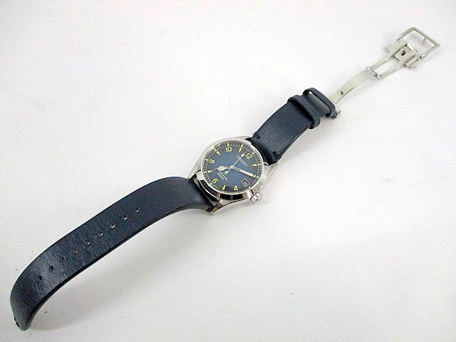 * beautiful goods SEIKO Seiko Prospex PROSPEXaru pini -stroke SBDC117 6R35-01B0 wristwatch clock see-through back self-winding watch navy used 