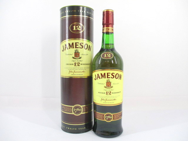 1円★未開栓 JAMSON ジェムソン 12年 アイリッシュ ウイスキー 40％ 700ml 洋酒 古酒 同梱不可 中古の画像1