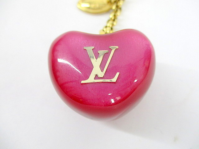 1 jpy * LOUIS VUITTON Louis Vuitton porutokrepompom dam -ruM66495 key holder charm key ring miscellaneous goods used 