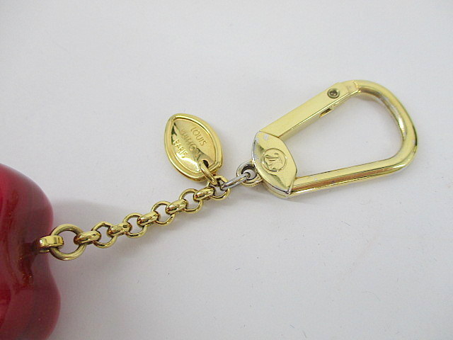 1 jpy * LOUIS VUITTON Louis Vuitton porutokrepompom dam -ruM66495 key holder charm key ring miscellaneous goods used 