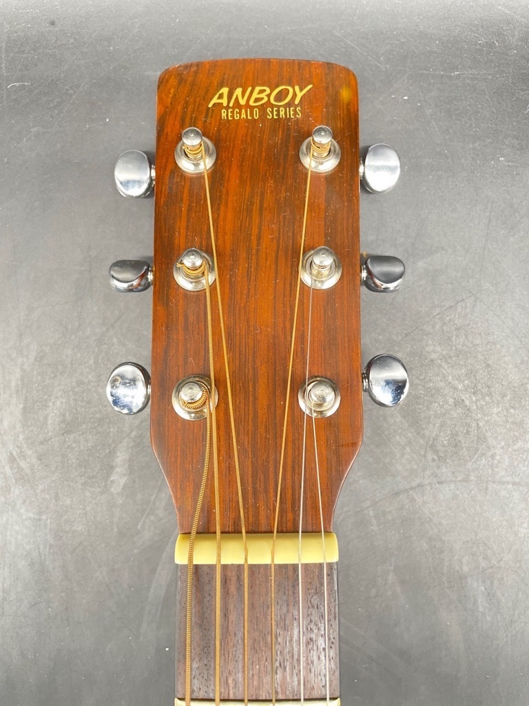 E37〔動作未確認〕アコースティックギター　ANBOY REGALO SERIES RE-20N アンボーイ　レガロシリーズ　アコギ_画像6