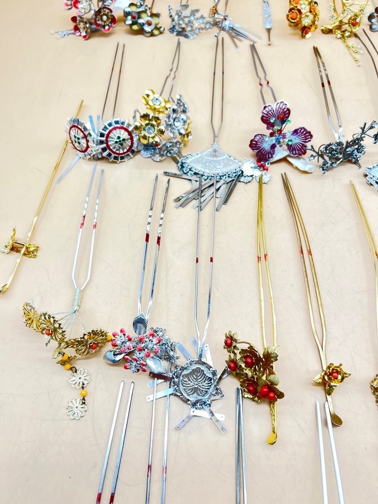 E269( operation not yet verification ) ornamental hairpin . many various kimono small articles kimono hair ornament 