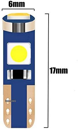 6000k メーター 3030チップ1枚搭載 T5 オーディオ LEDウェッジバルブ インジケーター 12V タコランプ シガーラ_画像3