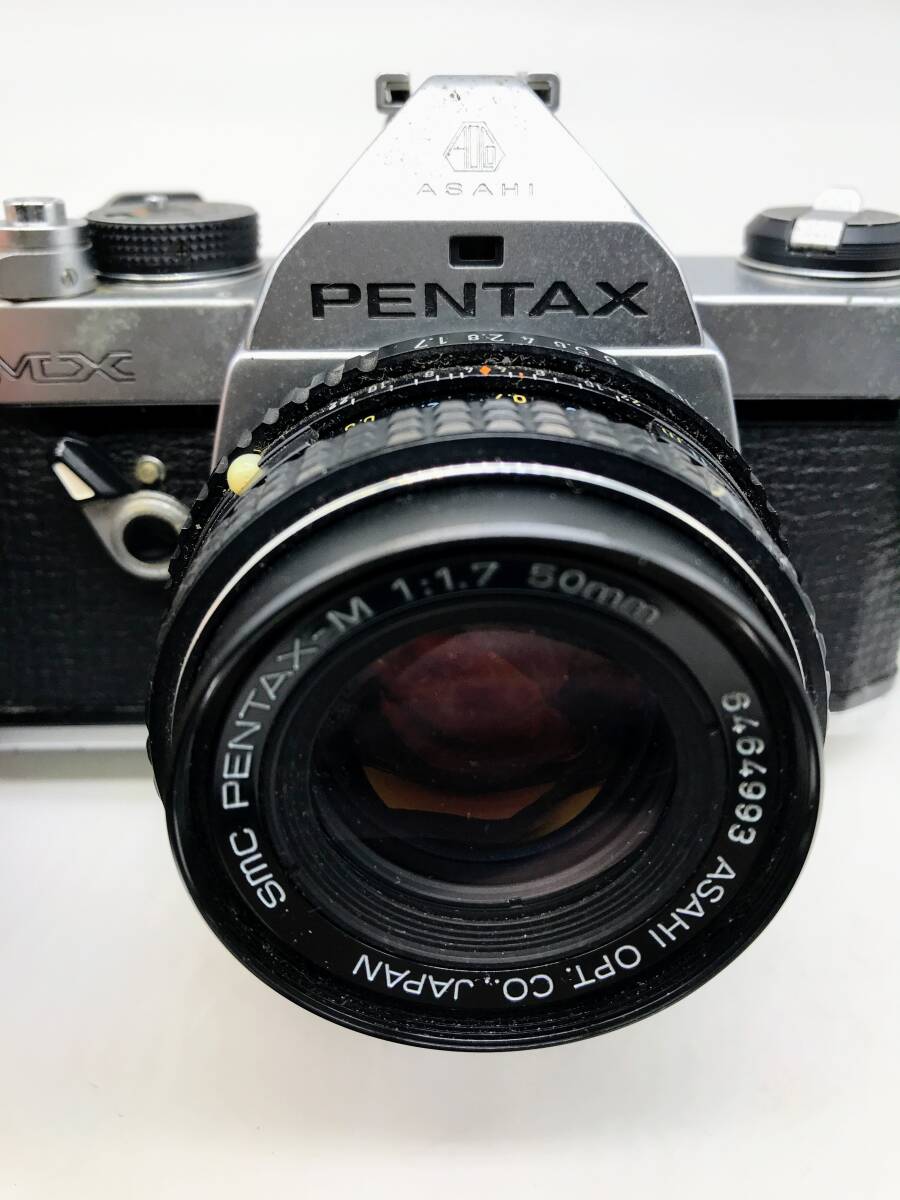 蘇さ(SIY73)　1円スタート！フィルム一眼レフカメラ　アサヒ　PENTAX　MX　本体+レンズ　シャッター確認済み　中古品　60サイズ_画像9
