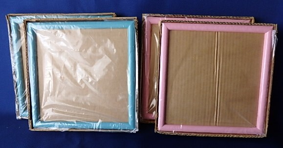 * stylish picture frame empty amount together 8 point ( pink frame * light blue frame ) #2