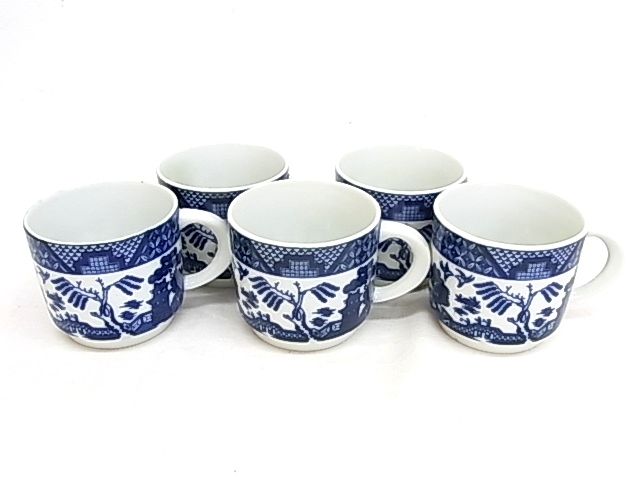 e983 ロシア食器 インペリアル・ポーセリン imperial porcelain カップ 5客 USED