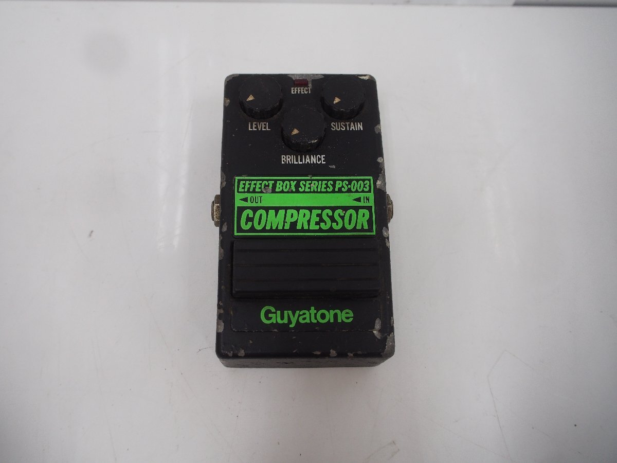 ☆【1R0506-7】 Guyatone グヤトーン COMPRESSOR コンプレッサー エフェクター PS-003 ジャンク_画像2