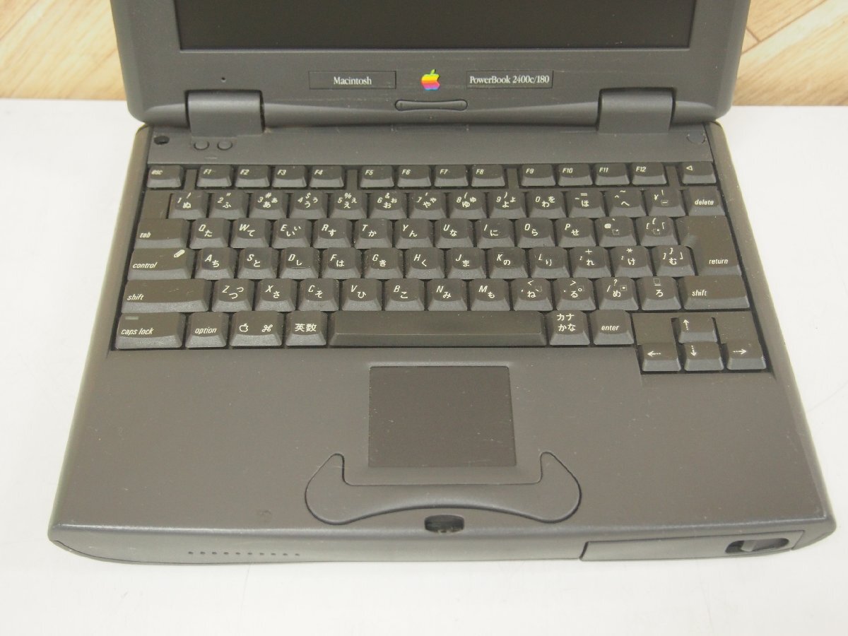 ☆【1R0508-9】 Apple アップル ノートPC Macintosh PowerBook 2400c 24V 現状品_画像3