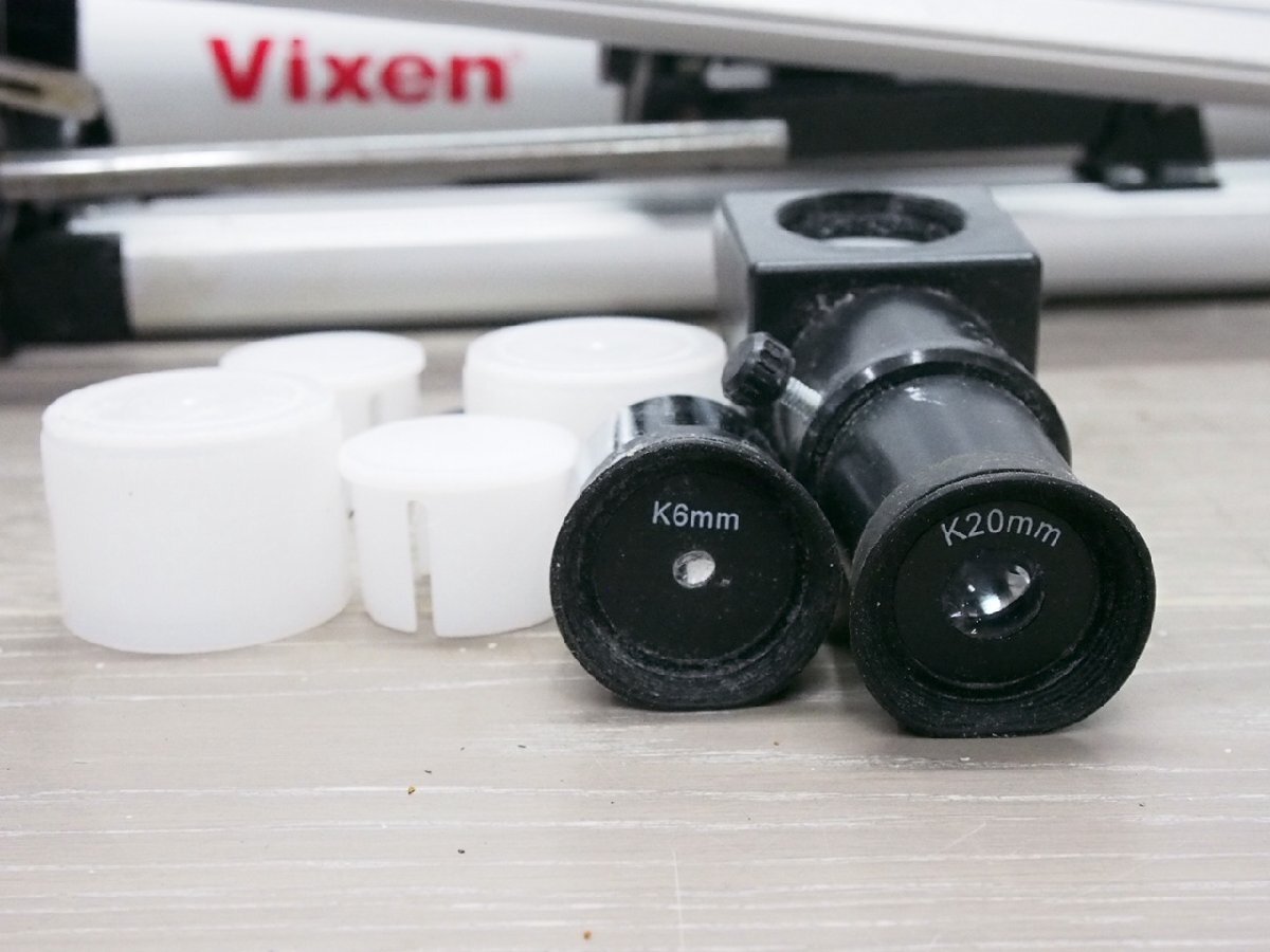 ☆【2K0408-14】 Vixen ビクセン 天体望遠鏡 SPACE EYE レンズ付きK20mm、K6mm ジャンク_画像7