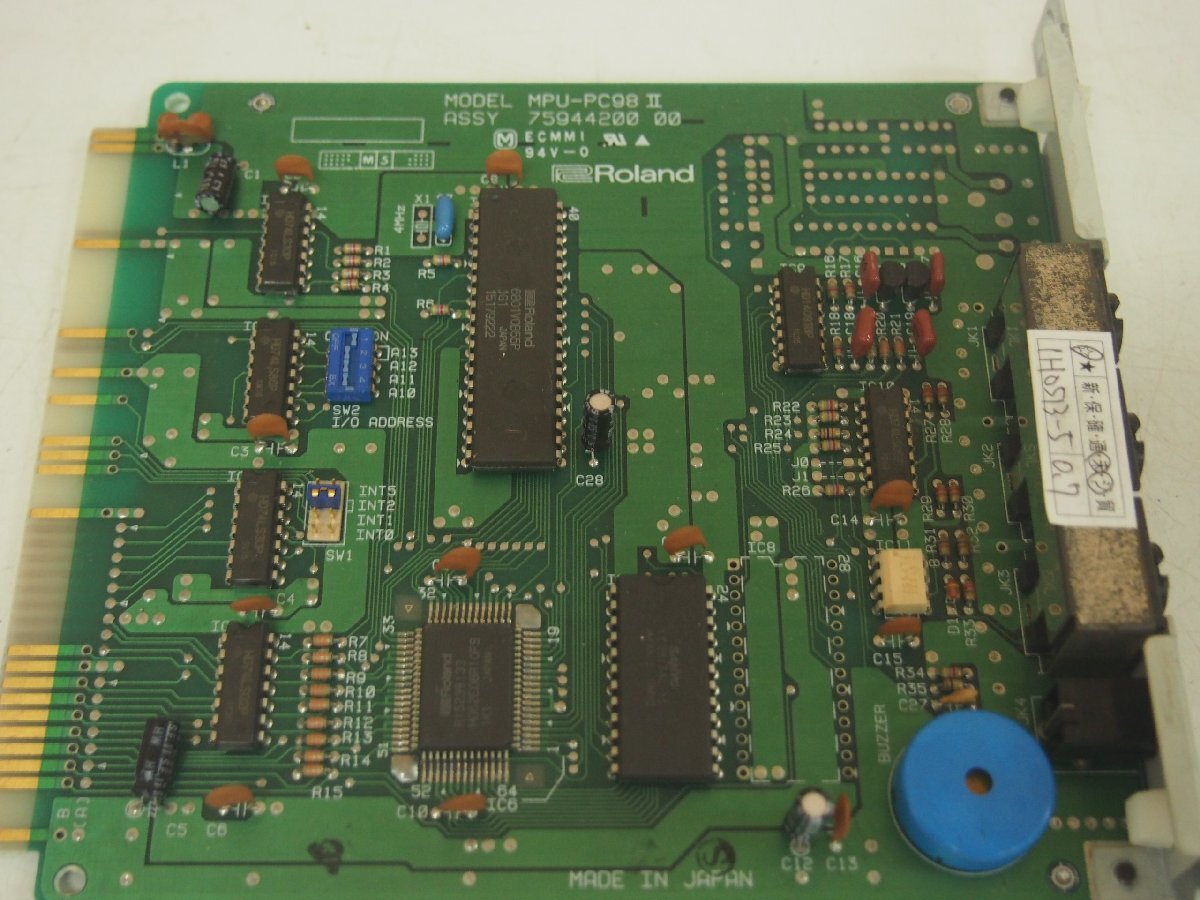 ☆【1H0513-5】 Roland ローランド MIDI インターフェースボード MPC-PC98 Ⅱ ジャンク_画像2
