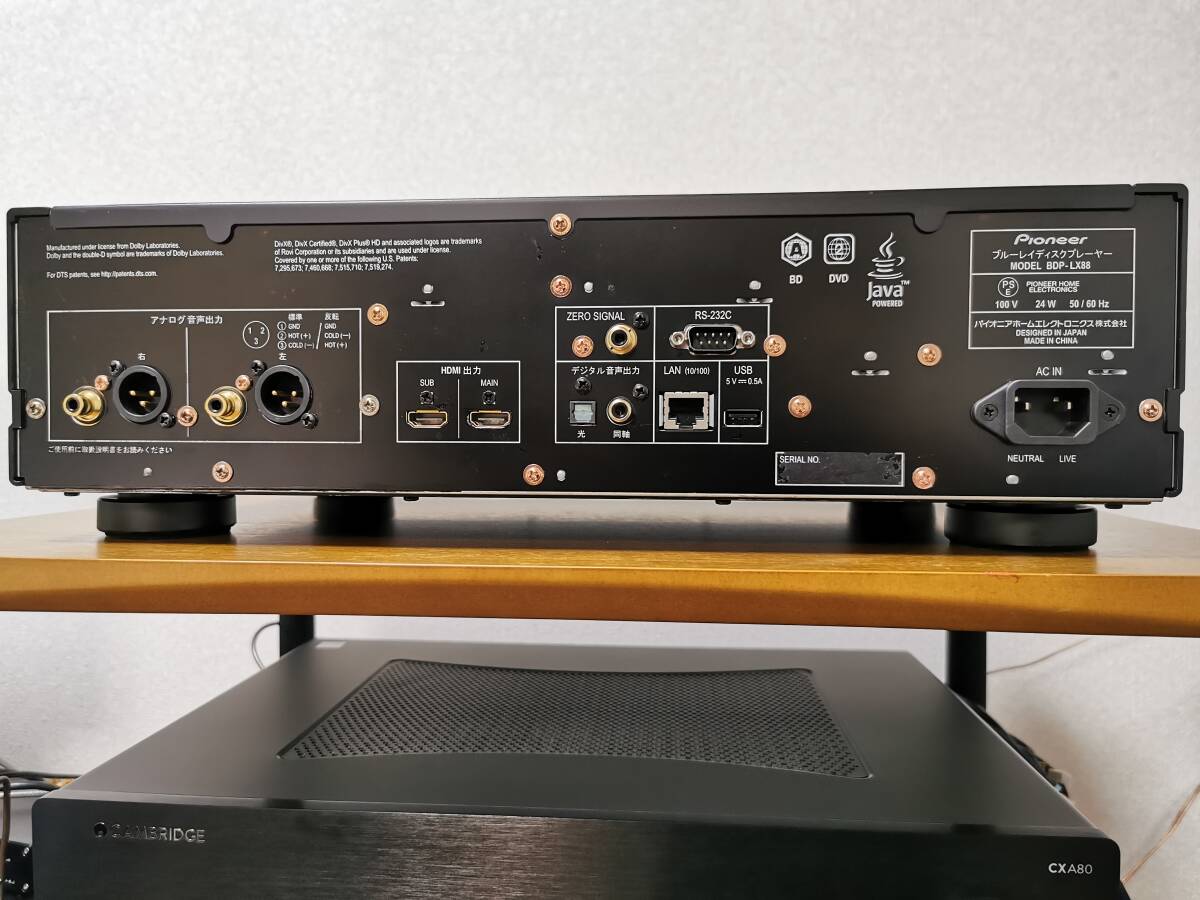 Pioneer・パイオニア・高級ユニバーサルプレーヤー・BDP-LX88・完動品_画像3