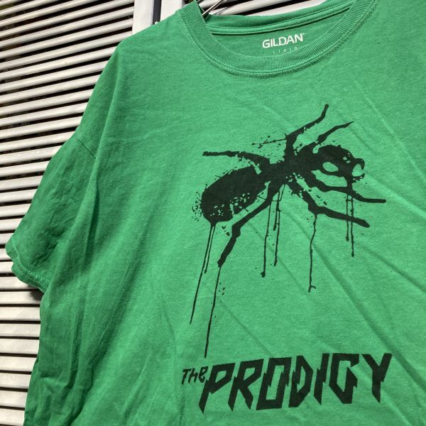 AGDN 1スタ 緑 バンド Tシャツ prodigy プロディジー アリ 蟻 90s 00s ビンテージ アメリカ 古着 ベール 卸 仕入れの画像1