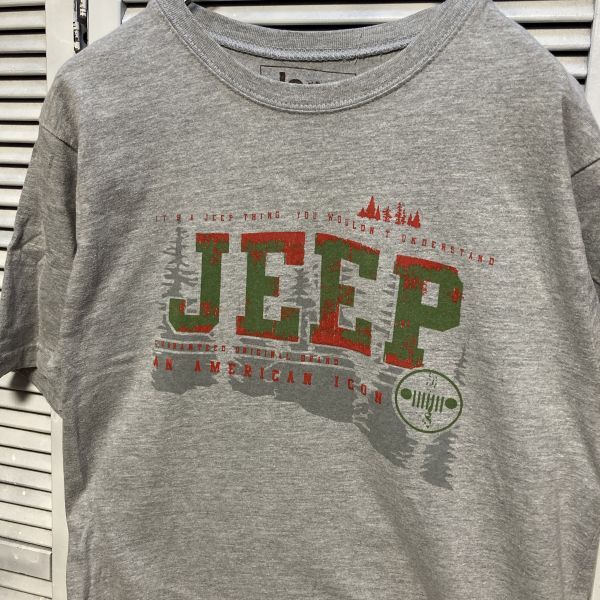 AGFZ 1スタ グレー Tシャツ ジープ JEEP 車 オーナー 4WD 90s 00s ビンテージ アメリカ 古着 ベール 卸 仕入れの画像1