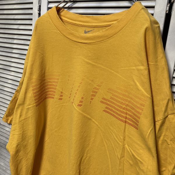 AGHH 1スタ 黄色 Tシャツ ナイキ NIKE ロゴ 90s 00s ビンテージ アメリカ 古着 ベール 卸 仕入れ_画像1
