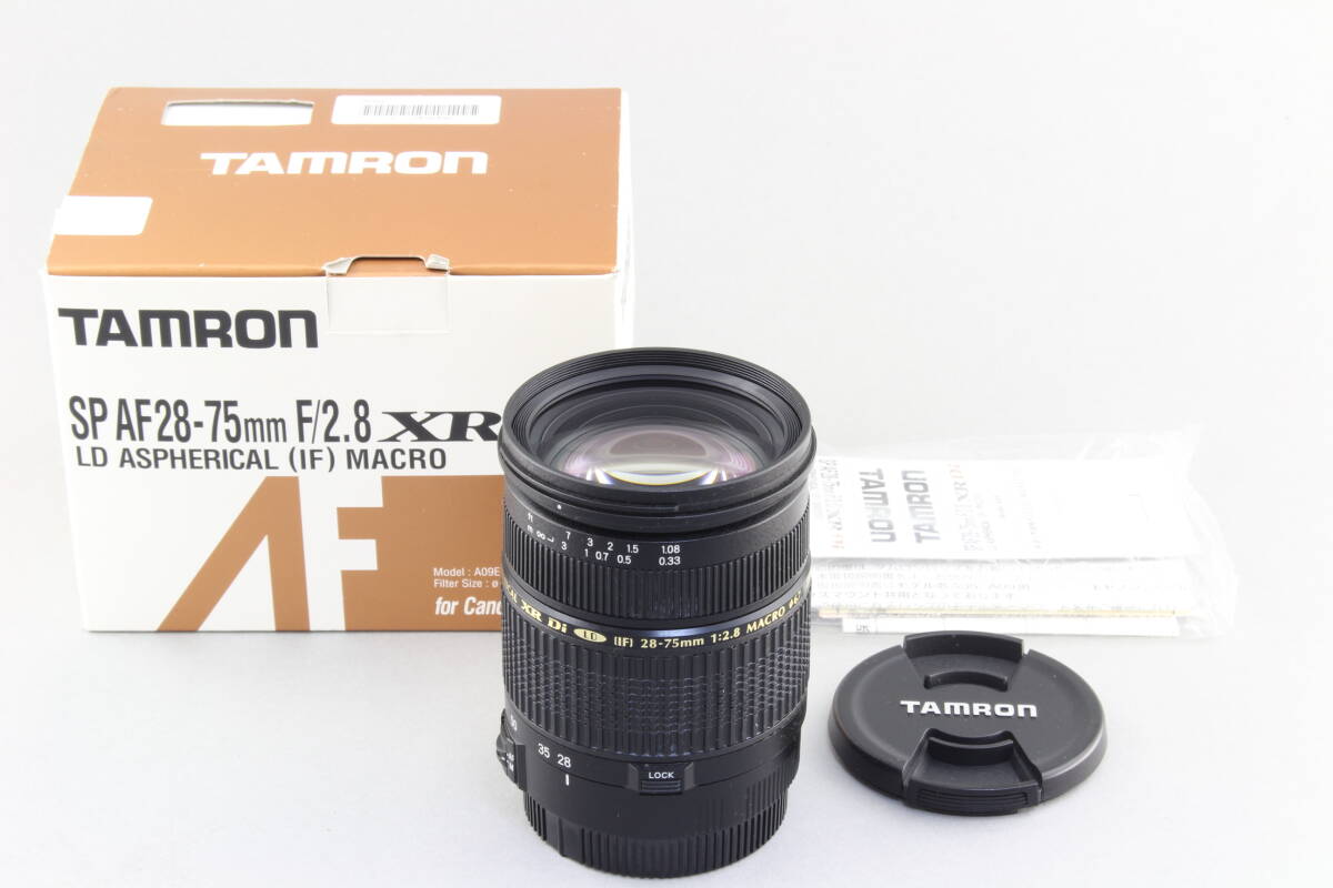 AA (極上美品) TAMRON タムロン Di SP AF 28-75mm F2.8 XR A09E Canon用 初期不良返品無料 領収書発行可能