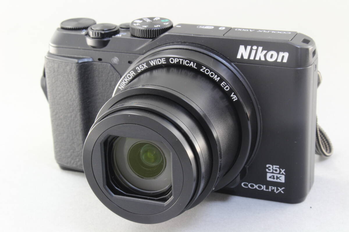 AA (極上美品) Nikon ニコン COOLPIX A900 ブラック 初期不良返品無料 領収書発行可能_画像5