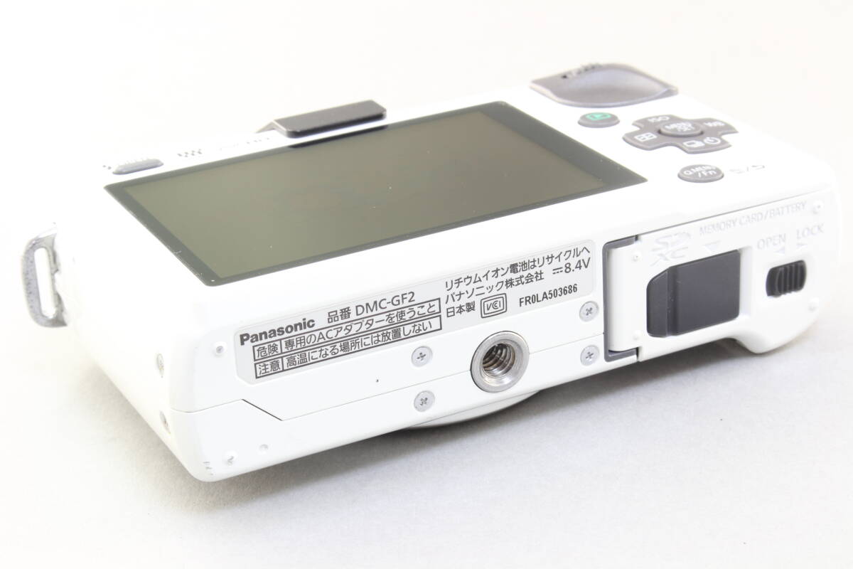 A (美品) Panasonic パナソニック LUMIX DMC-GF2 ホワイト 14-42mm レンズキット 初期不良返品無料 領収書発行可能_画像5
