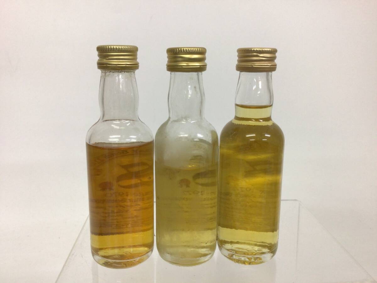 ウイスキー シグナトリー ミニボトル 3本セット 50ml 重量番号:3(100)の画像3