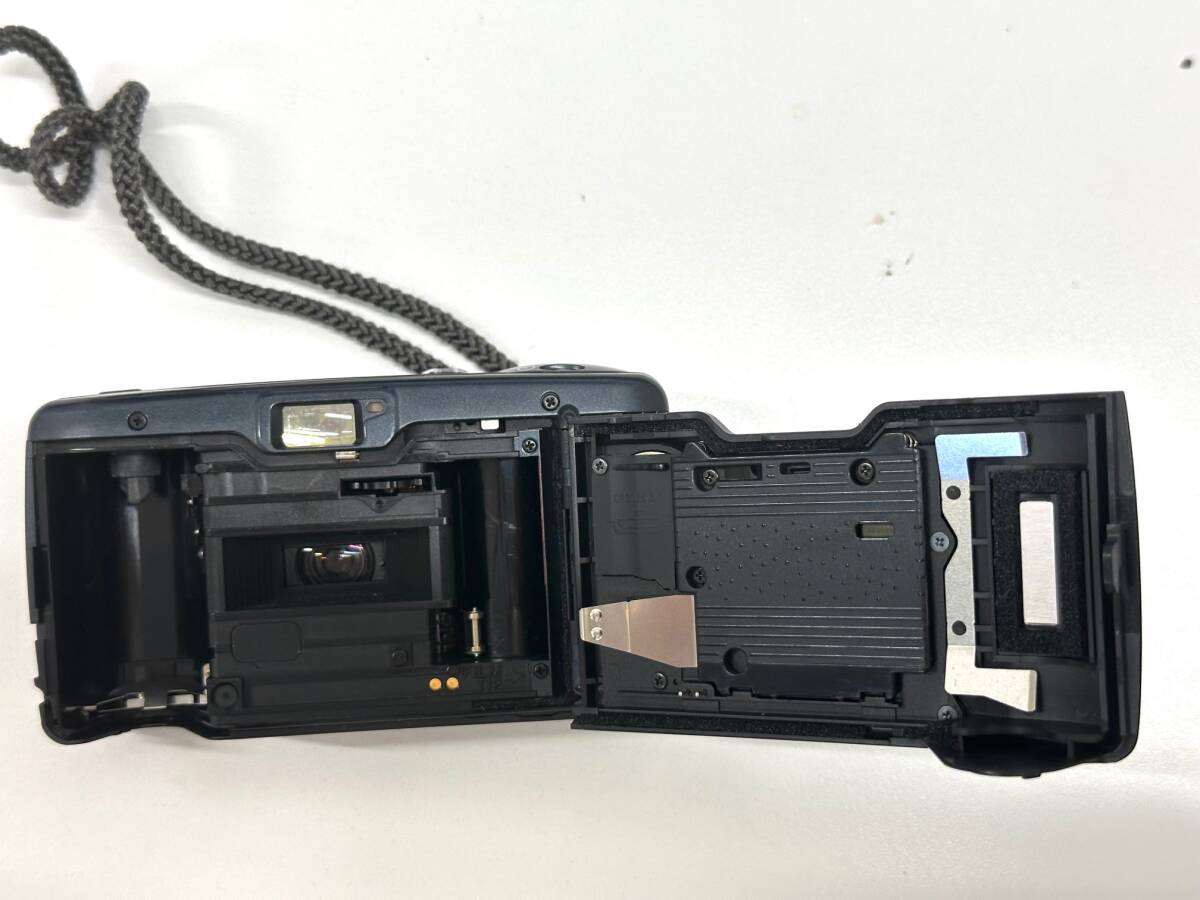 １円スタート!! MINOLTA P's Panorama ミノルタ ピーズフィルムカメラ ネイビー 動作未確認 現状品 ジャンク◆4-29の画像6