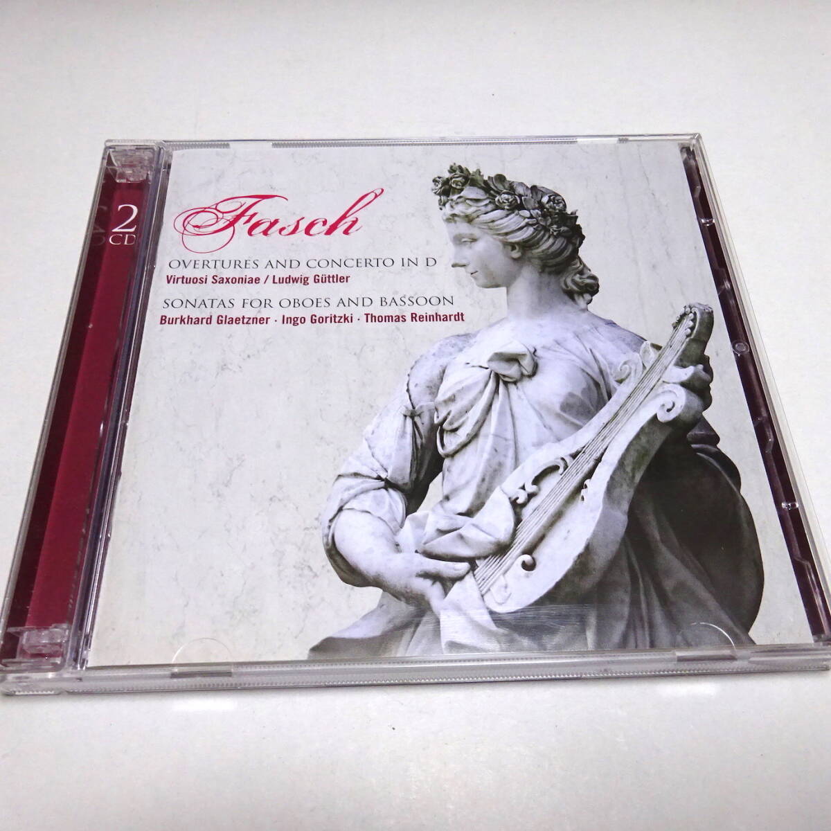 輸入盤/2CD「ファッシュ：作品集（コルノ・ダ・カッチャ/2つのオーボエとファゴットのための協奏曲）」ギュトラー 他_画像1