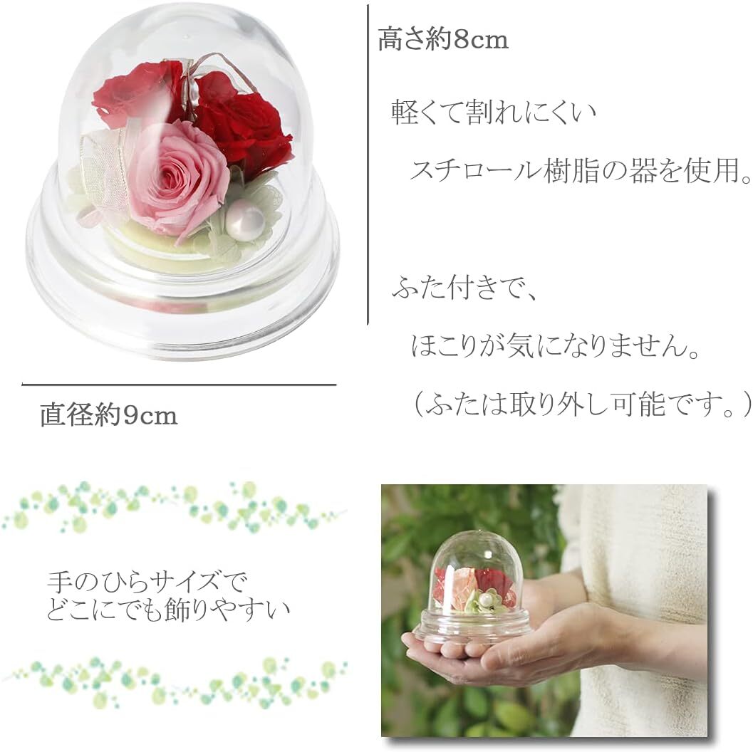  fashion preserved flower gift set po M ( pink ) free gift .