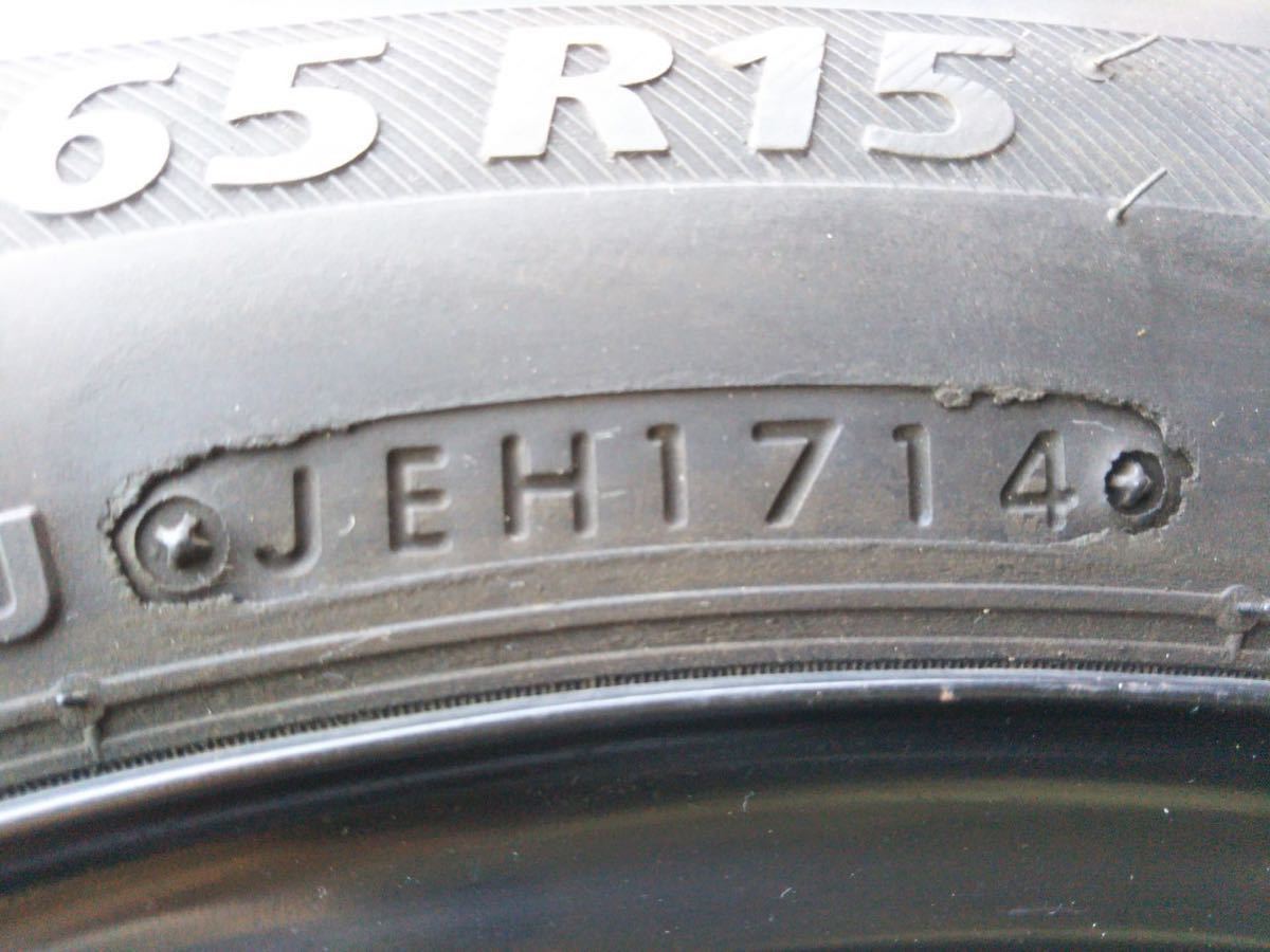 Y155 175/65R15 BRIGDESTONE ブリジストン NEXTRY 2015年 2014年 PCD100 4H 5J FIELDER フィールダー NZE164 4本セット_画像6