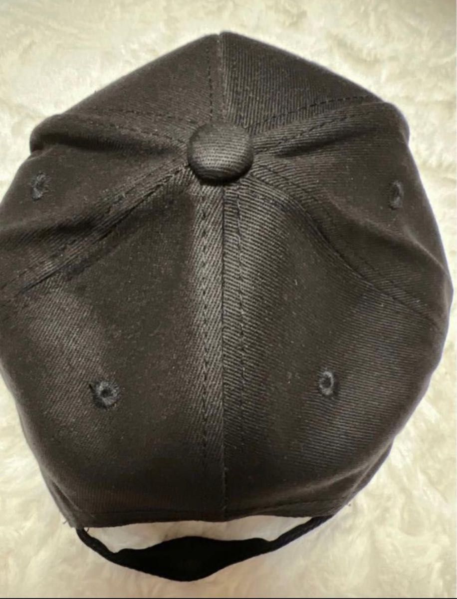 【新品】スマイル キャップ ブラック 野球帽 ユニセックス カジュアル シンプル　可愛い　オシャレ_画像8