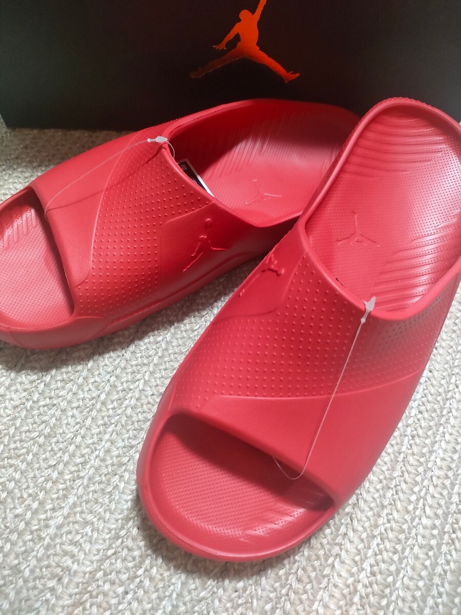 新品 未使用 NIKE JORDAN POST SLIDE サンダル 27cm US9 ナイキ ジョーダン レッド 赤　_画像2