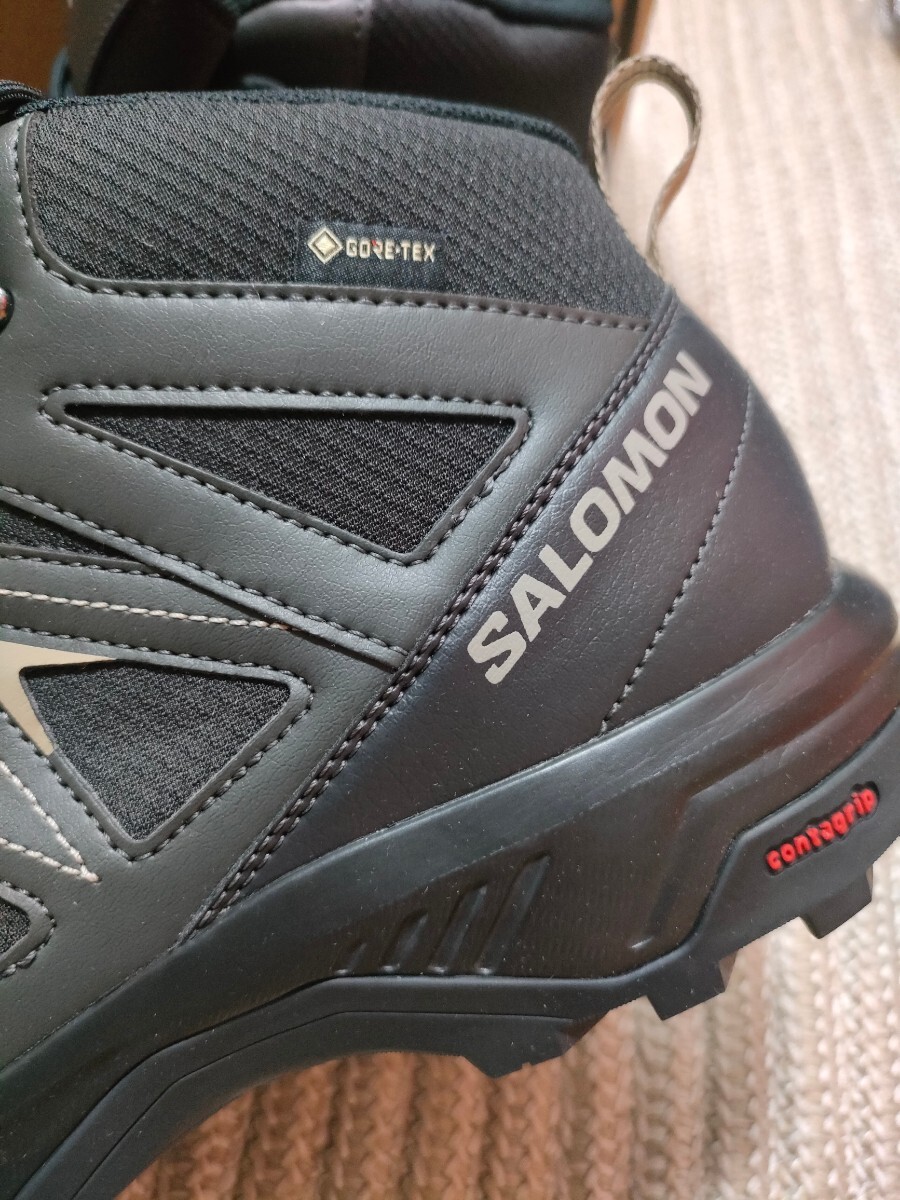 新品 定価16940 SALOMON サロモン X BLAZE MID GTX 28cm ゴアテックス トレランシューズ トレイルラン ブラック 黒 メンズ スニーカー_画像4