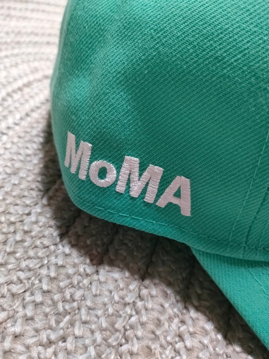 新品 未使用 NEW ERA MOMA 別注 ヤンキース スナップバック キャップ パステルグリーン ニューエラ フリーサイズ 帽子 モマ_画像2