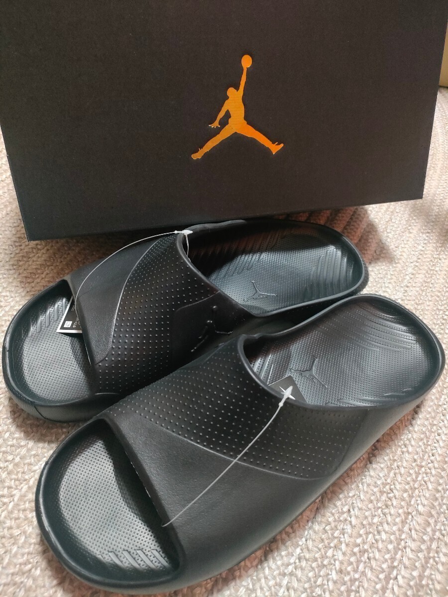 新品 未使用 NIKE JORDAN POST SLIDE サンダル 30cm US12 ナイキ ジョーダン ブラック 黒　メンズ_画像1