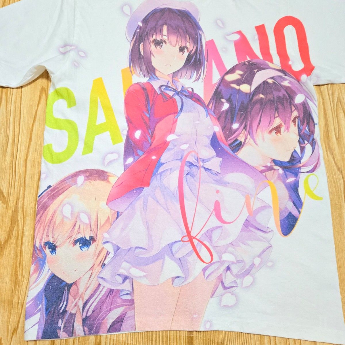 Megumi Tシャツ 冴えない彼女の育てかた Fine Lサイズ Megumi Tシャツ 冴えない彼女の育てかた Fine Lサイズ