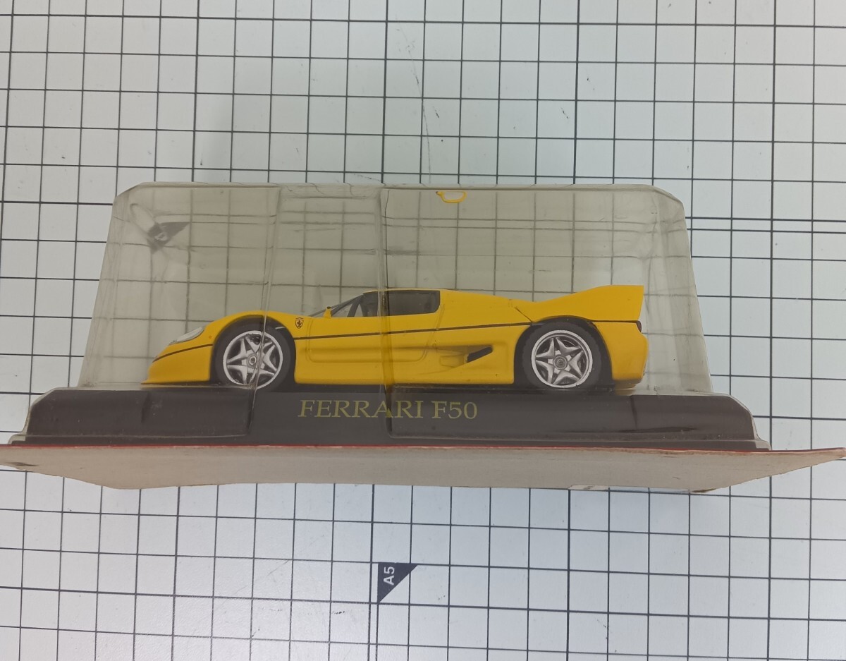 フェラーリF50黄 ○ミニカー スーパーカー ホビー おもちゃ 〔142〕の画像2