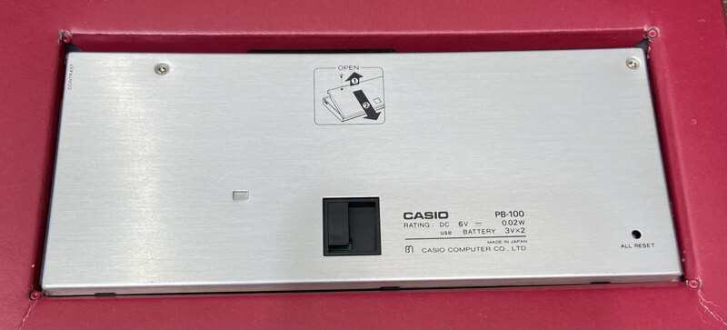 S-100◆CASIO PB-100 ポケットコンピューター パソコン ポケコン カシオ 美品_画像3