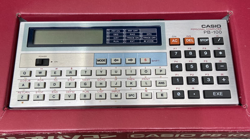 S-100◆CASIO PB-100 ポケットコンピューター パソコン ポケコン カシオ 美品_画像2