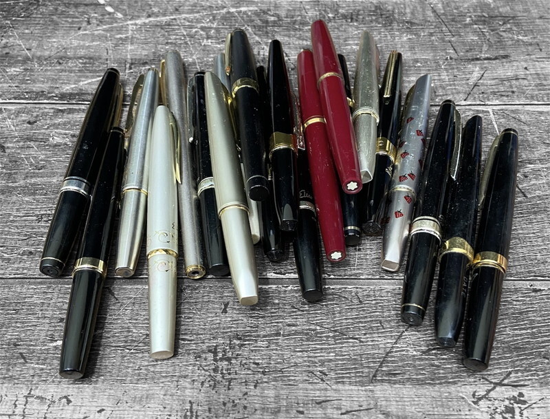 S-213◆1円◆18K 14K 21K 全て金ニブ 万年筆まとめて 地金ペン先のみ MONTBLANC Sailor PLATINUMなど 筆記用具の画像1