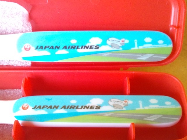 現品限り JAL 日本航空 スプーン フォーク エアライン 食器 旅客機 グッズ JAPAN AIR LINES 航空会社_JAL 日本航空 スプーン フォーク セット 