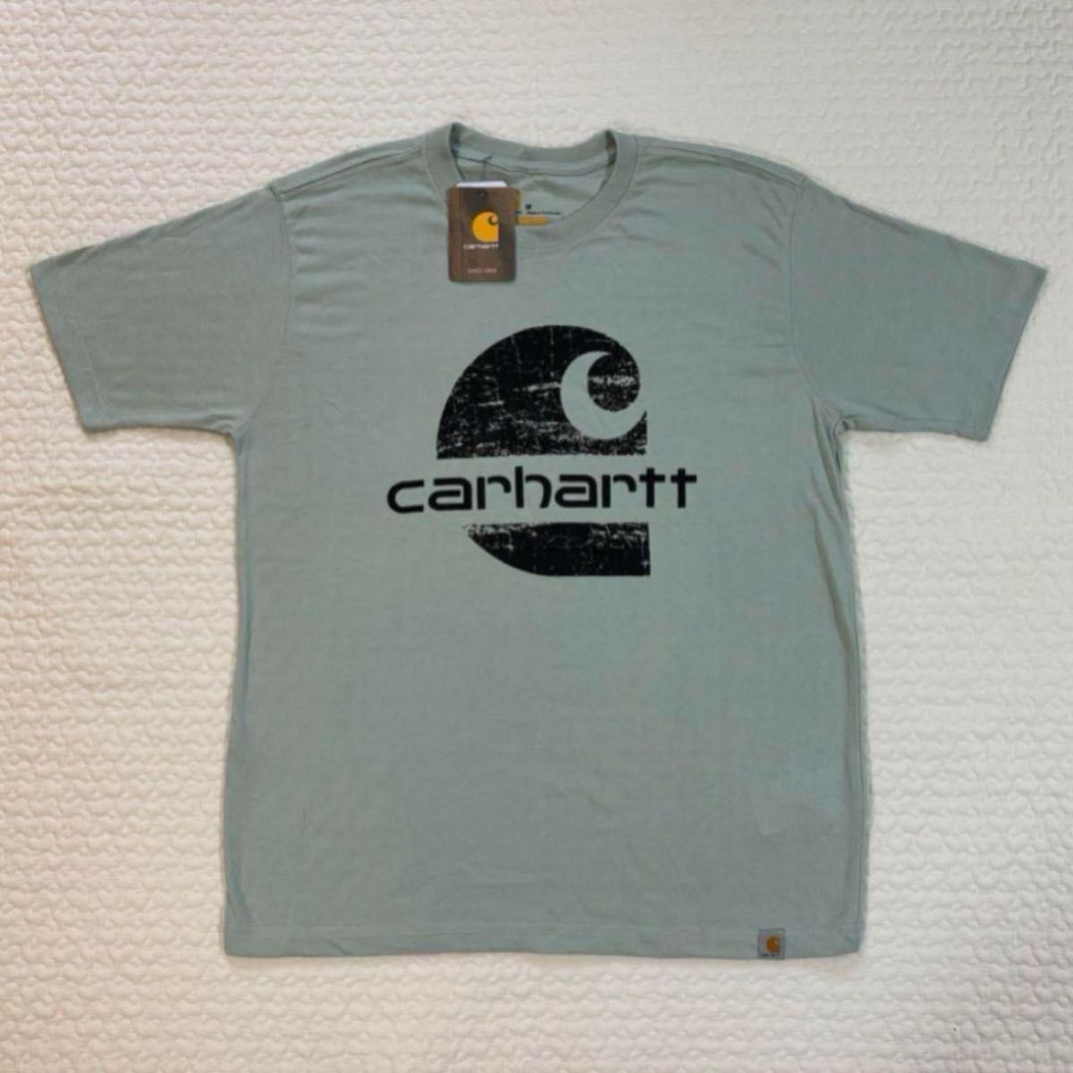 ラスト1点「新品未使用タグ付き」carhartt  半T ライトブルー M