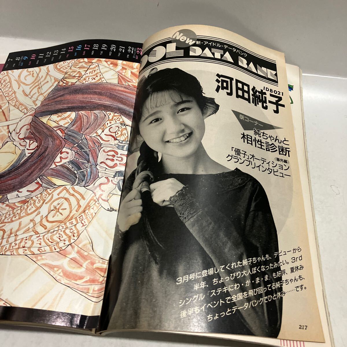 月刊コンプティーク　1989年9月号　河田順子ピンナップ付　袋とじ開封済み 　送料無料_画像4